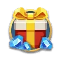 Value Event button: a gift with diamonds in the top right corner of the city
